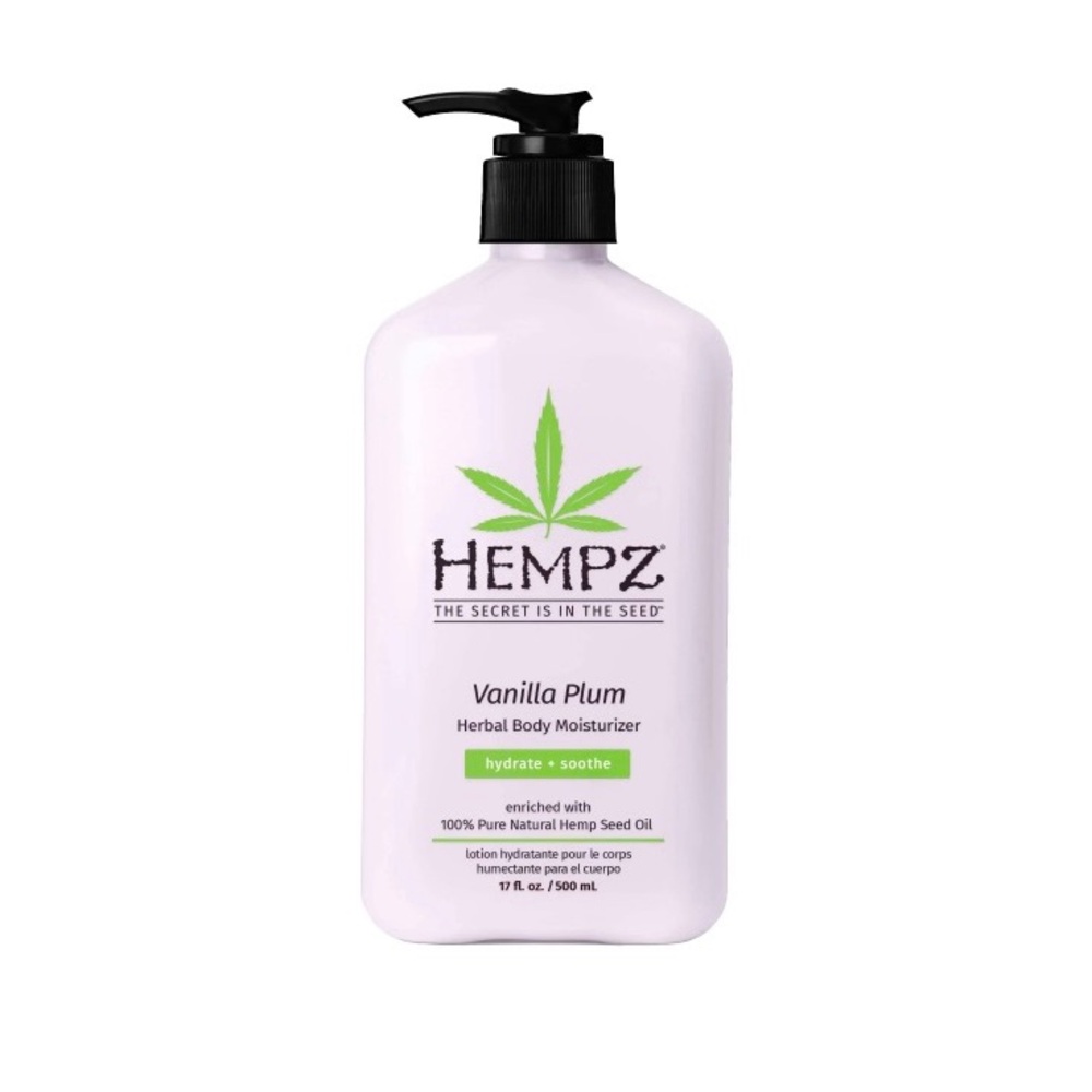 HEMPZ Herbal Body Moisturizer Vanilla Plum Hydrate and Soothe